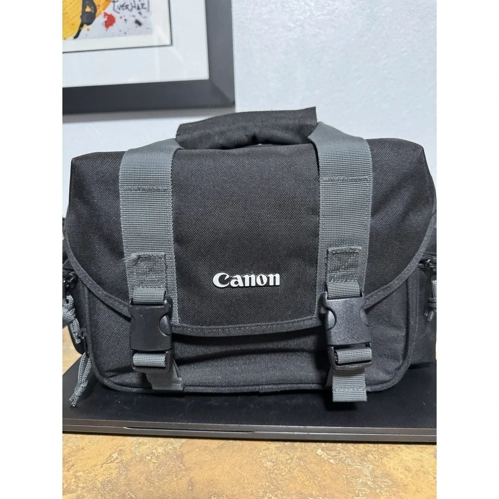 Canon Camera Bag Black And‎ Gray Shoulder Strap Or Hand Carry Handle